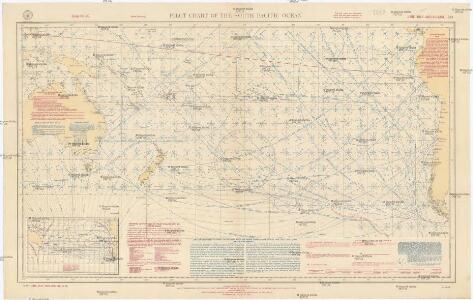Pilot chart of the South Pacific Ocean