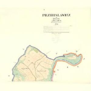 Przibislawitz - m2461-1-001 - Kaiserpflichtexemplar der Landkarten des stabilen Katasters