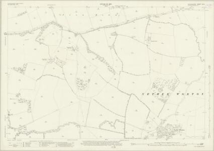 Oxfordshire XV.3 (includes: Barford St John and St Michael; Deddington; Great Tew; Sandford St Martin; South Newington; Worton) - 25 Inch Map