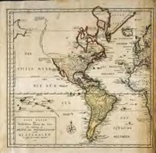 Neue Karte des westlichstens Theiles der Welt