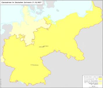 Eisenbahnen im Deutschen Zollverein 31.12.1837