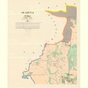Slatina - c7000-1-001 - Kaiserpflichtexemplar der Landkarten des stabilen Katasters
