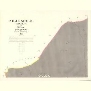 Niklesdorf (Rasskow) - m2563-1-001 - Kaiserpflichtexemplar der Landkarten des stabilen Katasters