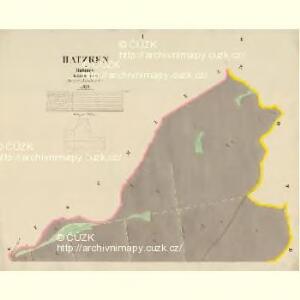 Hatzken - c1797-1-001 - Kaiserpflichtexemplar der Landkarten des stabilen Katasters