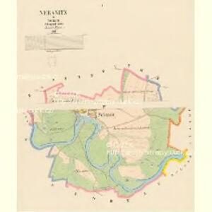 Nebanitz - c4972-1-001 - Kaiserpflichtexemplar der Landkarten des stabilen Katasters