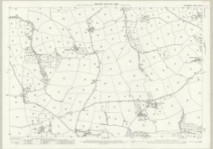 Devon XLIII.16 (includes: Morchard Bishop; Thelbridge; Washford Pyne; Woolfardisworthy) - 25 Inch Map
