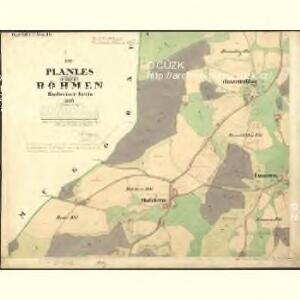Planles - c5808-1-001 - Kaiserpflichtexemplar der Landkarten des stabilen Katasters