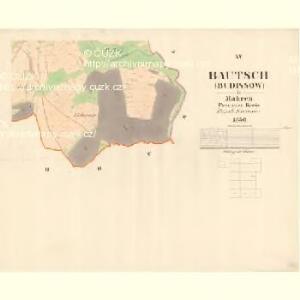 Bautsch (Budissow) - m0279-1-013 - Kaiserpflichtexemplar der Landkarten des stabilen Katasters