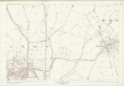 Leicestershire XXXIX.15 (includes: Blaston; Hallaton; Horninghold) - 25 Inch Map