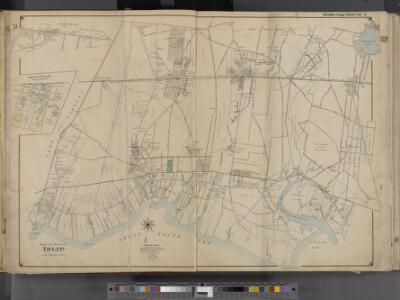Suffolk County, V. 1, Double Page Plate No. 2 [Map bounded by Town of Smithtown, Bohemia, Nicolls Bay, Great South Bay, Town of Babylon] / supplemented by careful measurements & field observations by our own Corps of Engineers.