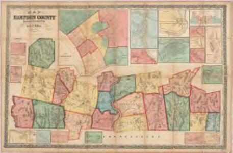 Map of Hampden County, Massachusetts : based upon the trigonometrical survey of the state