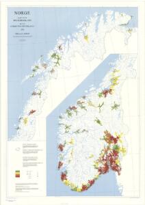 Statistikk 44: Norge. Kart over pendleromland