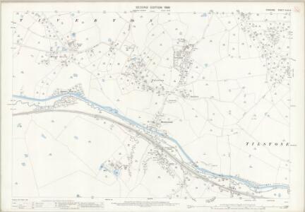 Cheshire XLVIII.9 (includes: Beeston; Bunbury; Tilstone Fearnall; Tiverton) - 25 Inch Map