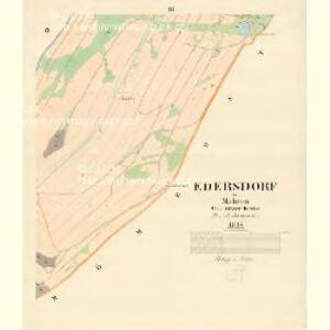 Edersdorf - m0612-1-002 - Kaiserpflichtexemplar der Landkarten des stabilen Katasters