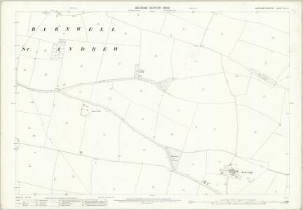 Northamptonshire XIX.14 (includes: Barnwell; Polebrook) - 25 Inch Map