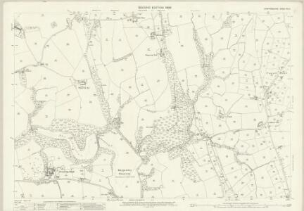 Staffordshire VII.10 (includes: Biddulph; Endon And Stanley; Norton In The Moors; Stoke On Trent) - 25 Inch Map
