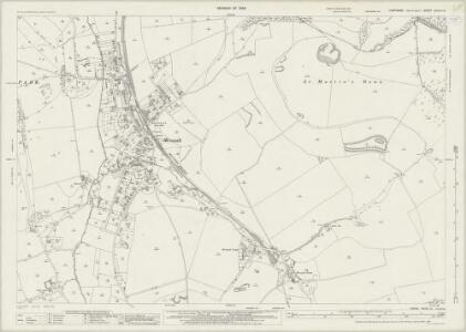 Hampshire and Isle of Wight XCVIII.12 (includes: Godshill; Newchurch; Sandown Shanklin; Ventnor) - 25 Inch Map