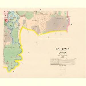 Protiwin - c6141-1-006 - Kaiserpflichtexemplar der Landkarten des stabilen Katasters