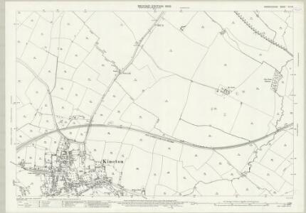 Warwickshire XLV.16 (includes: Burton Dassett; Chadshunt; Kineton) - 25 Inch Map