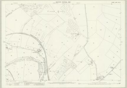Dorset XXIV.3 (includes: Bryanston; Pimperne; Stourpaine) - 25 Inch Map