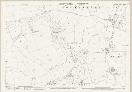 Cheshire XXXIX.14 (includes: Bruen Stapleford; Cotton Abbotts; Cotton Edmunds; Foulk Stapleford; Hockenhull; Tarvin; Waverton) - 25 Inch Map