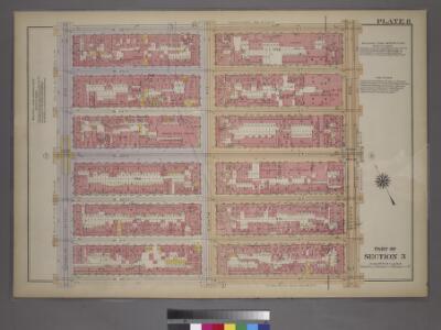 Plate 8, Part of Section 3: [Bounded by W. 26th Street, Seventh Avenue, W. 20th Street and (Chelsea Square) Ninth Avenue.]