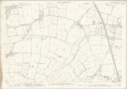 Norfolk LXXXVI.12 (includes: Ashwellthorpe; Forncett; Tacolneston; Tharston) - 25 Inch Map