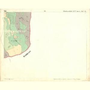 Chodenschloss - c7957-1-011 - Kaiserpflichtexemplar der Landkarten des stabilen Katasters
