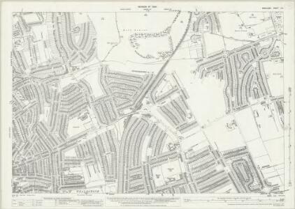 Middlesex X.4 (includes: Harrow) - 25 Inch Map