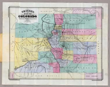 Thayer's Map Of Colorado.