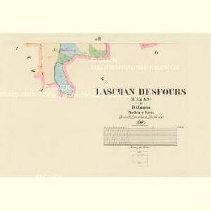 Laschan Desfours (Lažan) - c1079-1-003 - Kaiserpflichtexemplar der Landkarten des stabilen Katasters