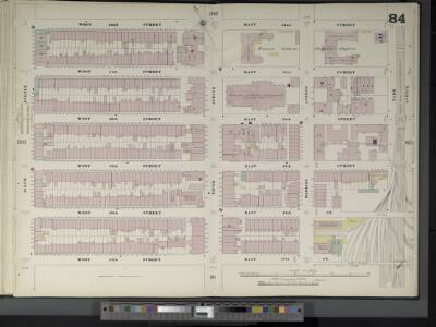 Manhattan, V. 4, Double Page Plate No. 84  [Map bounded by W. 52nd St., E. 52nd St., Park Ave., E. 47th St., W. 47th St., 6th Ave.]