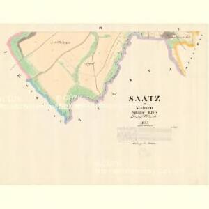 Saatz - m3631-1-003 - Kaiserpflichtexemplar der Landkarten des stabilen Katasters