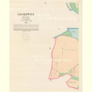 Thorowitz - c7903-1-002 - Kaiserpflichtexemplar der Landkarten des stabilen Katasters