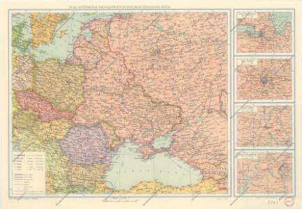 Soubor zájezdových map – Svaz Sovětských Socialistických Republik
