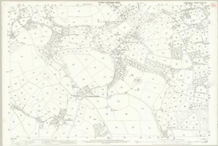 Cornwall XLVIII.10 (includes: Perranzabuloe) - 25 Inch Map