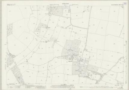 Gloucestershire XXVI.1 (includes: Boddington; Down Hatherley; Norton; Staverton) - 25 Inch Map