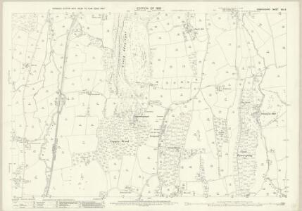 Denbighshire XXVI.3 (includes: Clocaenog; Efenechtid; Llanelidan; Llanfair Dyffryn Clwyd Rural; Llanfwrog Rural) - 25 Inch Map