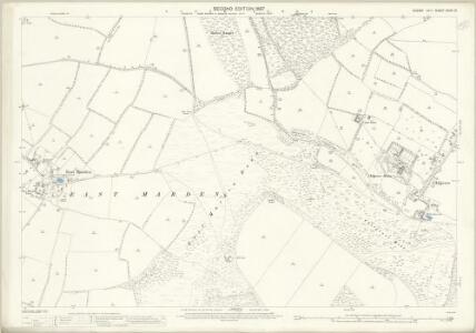 Sussex XXXIV.13 (includes: Elsted; Marden; Stoughton; Treyford; West Dean) - 25 Inch Map