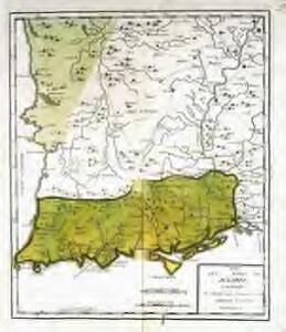 Mapa del reyno de Algarve
