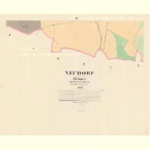 Neudorf - c5236-1-003 - Kaiserpflichtexemplar der Landkarten des stabilen Katasters