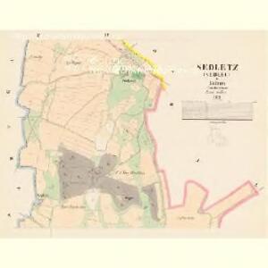 Sedletz (Sedlec) - c6775-1-002 - Kaiserpflichtexemplar der Landkarten des stabilen Katasters