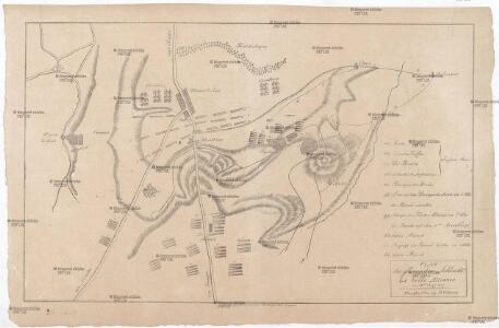 Plan der glorreichen Schlacht bey la belle Alliance am 18ten Juny 1815