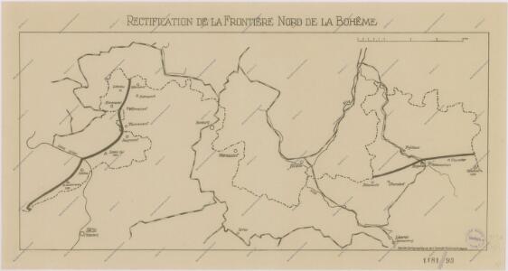 Sbírka map a diagramů použitých na mírových konferencích v Paříži v letech 1919 - 1920