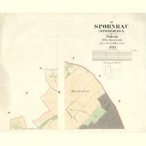 Spronhau (Spornhawa) - m2197-1-003 - Kaiserpflichtexemplar der Landkarten des stabilen Katasters