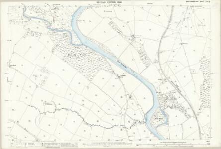 Northumberland (Old Series) LXXVI.3 (includes: Bellingham; Birtley; Wark) - 25 Inch Map