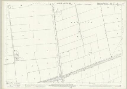 Cambridgeshire VI.10 (includes: Parson Drove; Sutton St Edmund; Thorney; Wisbech St Mary) - 25 Inch Map