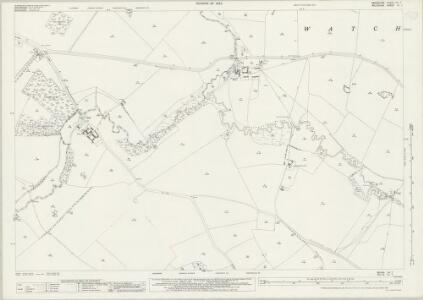 Berkshire XII.7 (includes: Highworth; Shrivenham; Watchfield) - 25 Inch Map