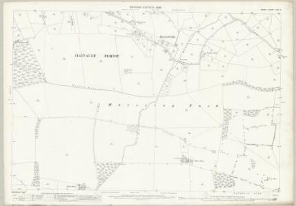 Essex (1st Ed/Rev 1862-96) LXVI.3 (includes: Havering Atte Bower; Stapleford Abbotts) - 25 Inch Map
