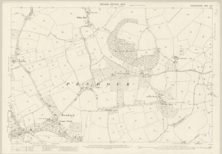 Worcestershire LIV.9 (includes: Berrow; Eldersfield; Pendock; Redmarley Dabitot) - 25 Inch Map